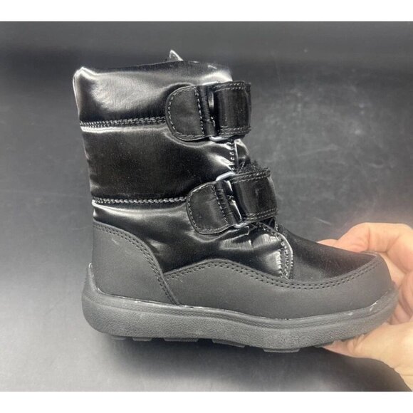 Kamik Black Snowcutie Vegan Waterproof Winter Snow Boots Toddler Sz 10 NEW - Picture 5 of 11